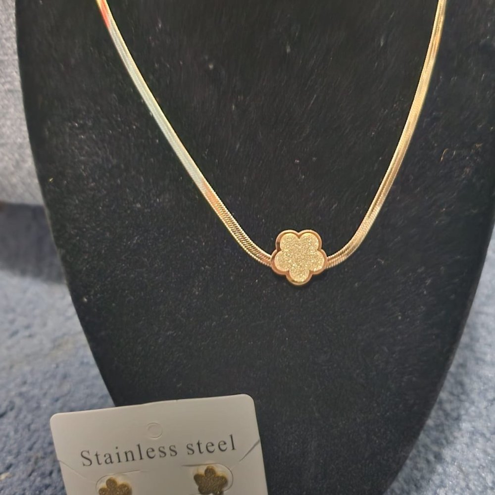 stainless steel elegant necklace